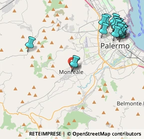 Mappa Salita S. Vincenzo, 90046 Monreale PA, Italia (5.8385)