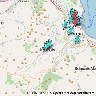 Mappa Salita S. Vincenzo, 90046 Monreale PA, Italia (5.36611)