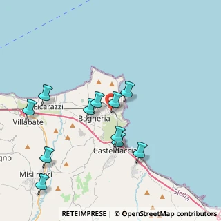 Mappa Via del Monaco, 90017 Santa Flavia PA, Italia (4.40182)