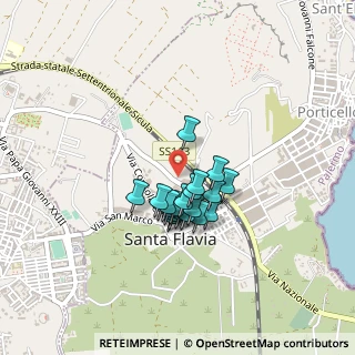 Mappa Via del Monaco, 90017 Santa Flavia PA, Italia (0.324)