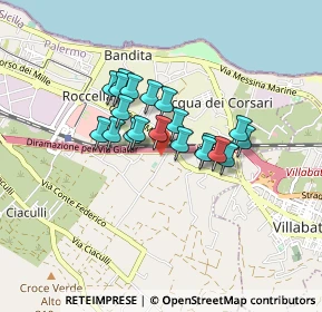 Mappa Via Regia Corte, 90100 Palermo PA, Italia (0.654)