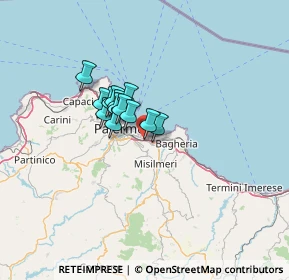 Mappa Via Regia Corte, 90100 Palermo PA, Italia (8.56769)
