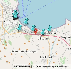 Mappa Via Regia Corte, 90100 Palermo PA, Italia (4.83583)