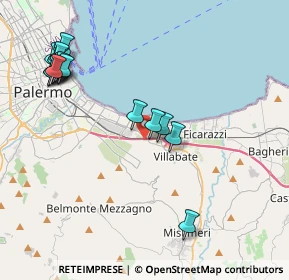 Mappa Via Regia Corte, 90100 Palermo PA, Italia (5.15688)