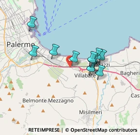 Mappa Via Regia Corte, 90100 Palermo PA, Italia (3.1525)
