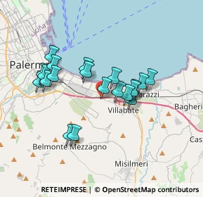 Mappa Via Regia Corte, 90100 Palermo PA, Italia (3.449)