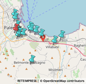 Mappa Via Regia Corte, 90100 Palermo PA, Italia (4.56467)