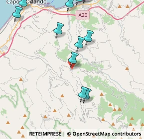 Mappa Via Cesare Battisti, 98070 Castell'Umberto ME, Italia (6.00154)