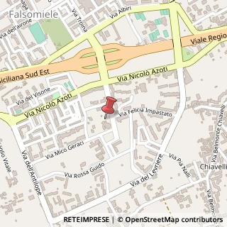 Mappa Via Papa Giovanni XXIII, 2, 90125 Palermo, Palermo (Sicilia)