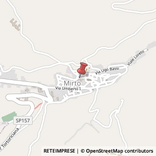 Mappa Via Cupane, 64, 98070 Mirto, Messina (Sicilia)