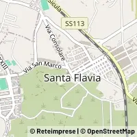 地图 Santa Flavia