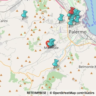 Mappa Via Vicinale S. Martino, 90046 Monreale PA, Italia (5.685)