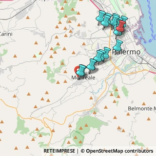 Mappa Via Vicinale S. Martino, 90046 Monreale PA, Italia (5.04737)