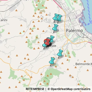 Mappa Via Vicinale S. Martino, 90046 Monreale PA, Italia (2.055)