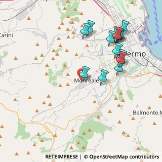 Mappa Via Vicinale S. Martino, 90046 Monreale PA, Italia (4.85143)