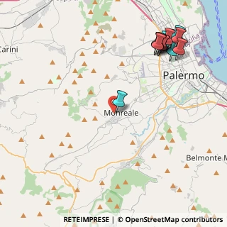 Mappa Via Vicinale S. Martino, 90046 Monreale PA, Italia (6.12385)