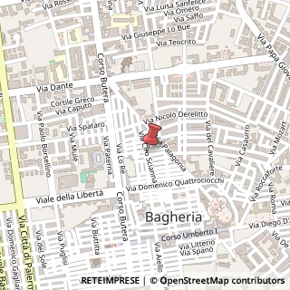 Mappa Via Scianna Ciro, 129, 90011 Bagheria, Palermo (Sicilia)