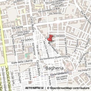 Mappa Via Palagonia, 66, 90011 Bagheria, Palermo (Sicilia)