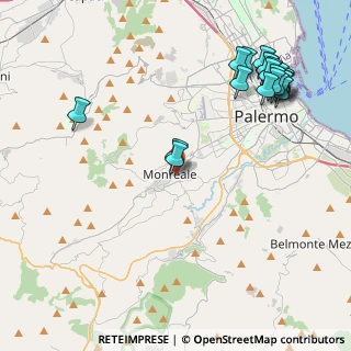 Mappa Str. Ferrata, 90046 Monreale PA, Italia (5.8705)