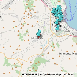 Mappa Str. Ferrata, 90046 Monreale PA, Italia (5.87438)