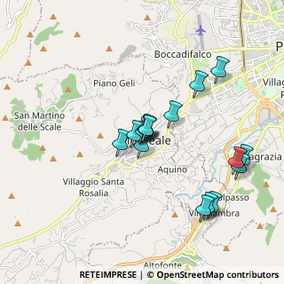 Mappa Via chiasso Ciro Menotti, 90046 Monreale PA, Italia (1.81625)