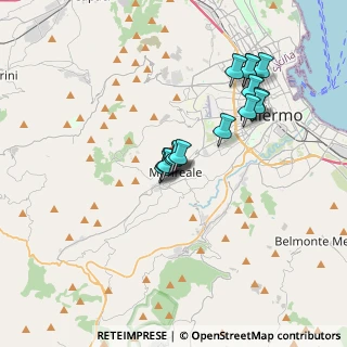 Mappa Via Dante Alighieri, 90046 Monreale PA, Italia (3.39067)