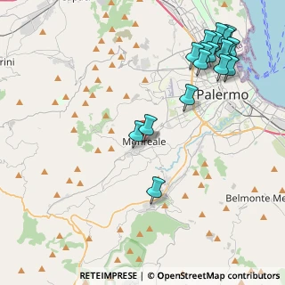 Mappa Via Dante Alighieri, 90046 Monreale PA, Italia (5.90944)