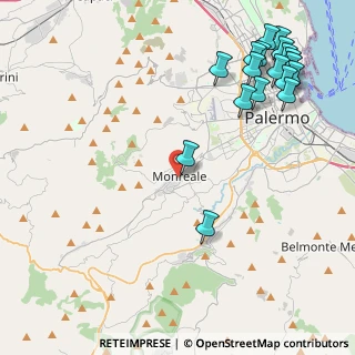 Mappa Chiasso macaluso, 90046 Monreale PA, Italia (6.34167)