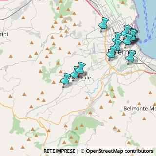 Mappa Via Ciro Menotti, 90046 Monreale PA, Italia (5.39857)