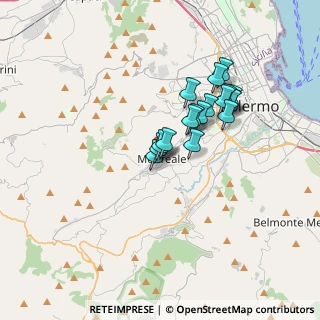 Mappa Via Santa Maria Nuova, 90046 Monreale PA, Italia (3.03722)