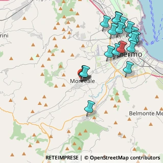 Mappa Via Ciro Menotti, 90046 Monreale PA, Italia (5.24)