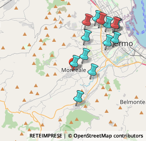 Mappa Via Ritiro, 90046 Monreale PA, Italia (4.39077)