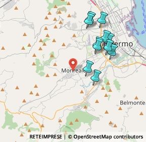 Mappa Via Ritiro, 90046 Monreale PA, Italia (4.19909)