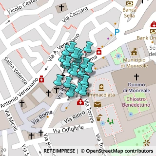Mappa Via Roma, 90046 Monreale PA, Italia (0)