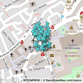 Mappa Chiasso Ciro Menotti, 90046 Monreale PA, Italia (0.02821)