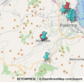 Mappa Via A. Veneziano, 90046 Monreale PA, Italia (5.79)
