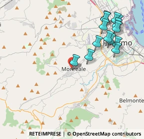 Mappa Via A. Veneziano, 90046 Monreale PA, Italia (5.14)