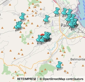 Mappa Via A. Veneziano, 90046 Monreale PA, Italia (4.4885)