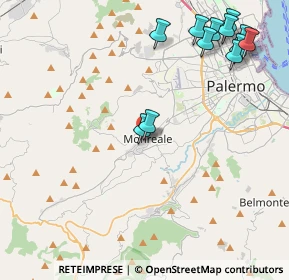 Mappa Via A. Veneziano, 90046 Monreale PA, Italia (5.72917)