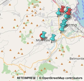 Mappa Via A. Veneziano, 90046 Monreale PA, Italia (5.02)
