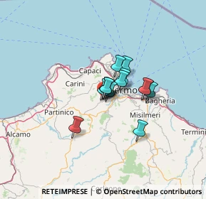 Mappa Via A. Veneziano, 90046 Monreale PA, Italia (7.77214)