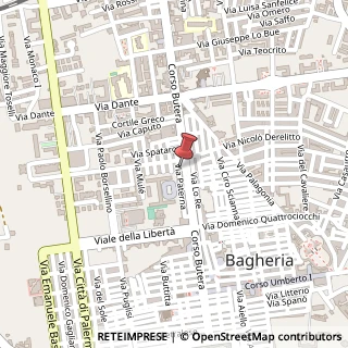 Mappa Via Paterna, 81, 90011 Bagheria, Palermo (Sicilia)