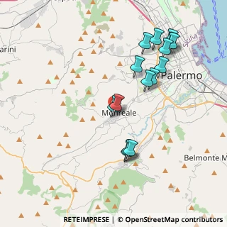 Mappa Via Manfredi, 90046 Monreale PA, Italia (4.452)