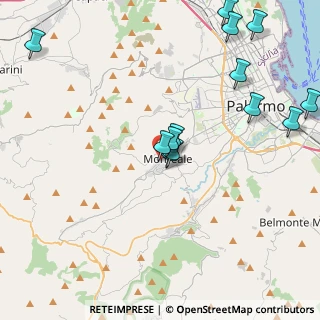 Mappa Via Manfredi, 90046 Monreale PA, Italia (5.14077)