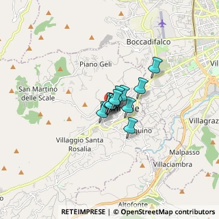 Mappa Via Manfredi, 90046 Monreale PA, Italia (0.71167)
