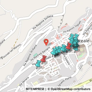 Mappa Via Manfredi, 90046 Monreale PA, Italia (0.284)