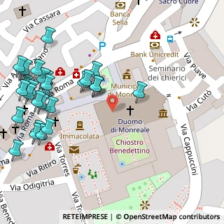 Mappa Piazza Guglielmo II, 90046 Monreale PA, Italia (0.07586)