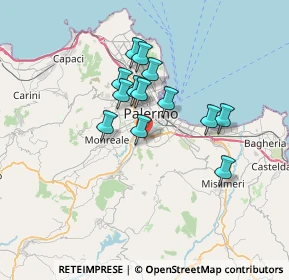 Mappa 90126 Palermo PA, Italia (6.01077)