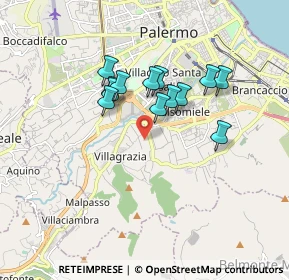 Mappa 90126 Palermo PA, Italia (1.54077)