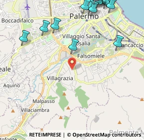 Mappa 90126 Palermo PA, Italia (3.6225)